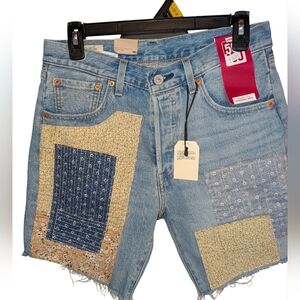 Levi's Patchwork 501 '93 Shorts Red Tag, NWT 29x7